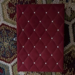 Elegant Red Velvet Jewelry Box